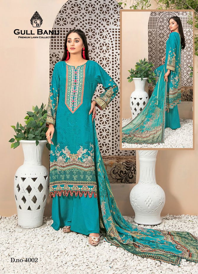 Gull Ahmed Gull Banu Vol 4 Wholesale Karachi Cotton Dress Material 